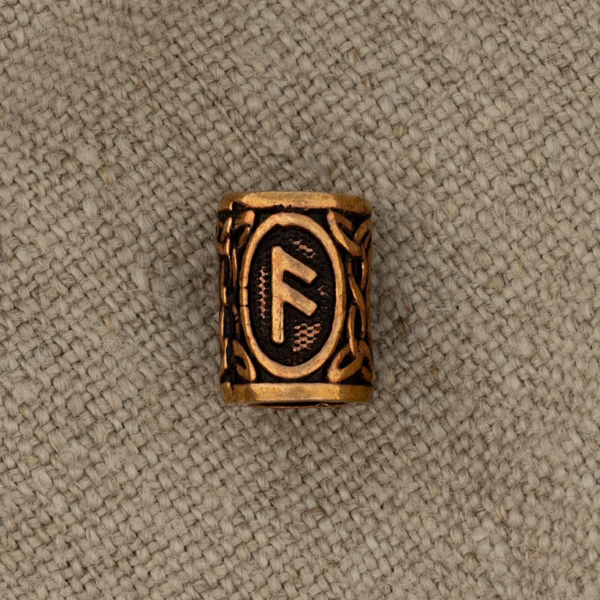 Ansuz Beard Ring, Bronze