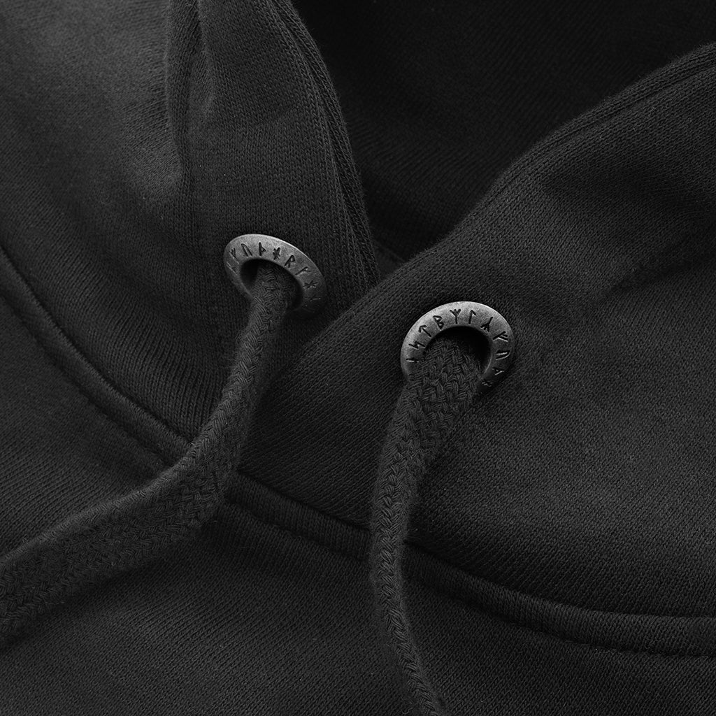 Classic Hoodie, Big Logo, Black - Image 4