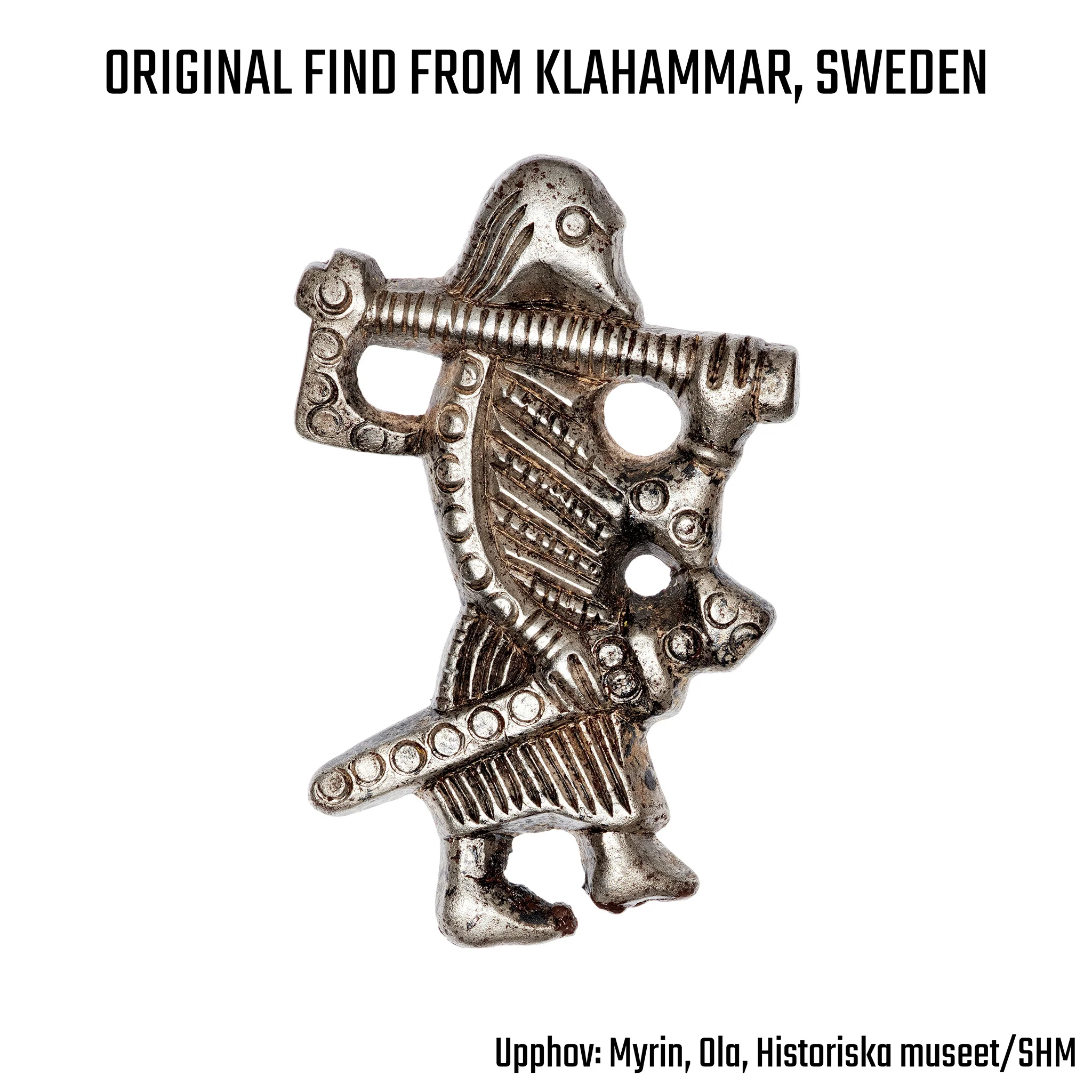 Einherjar Pendant, Bronze - Image 4