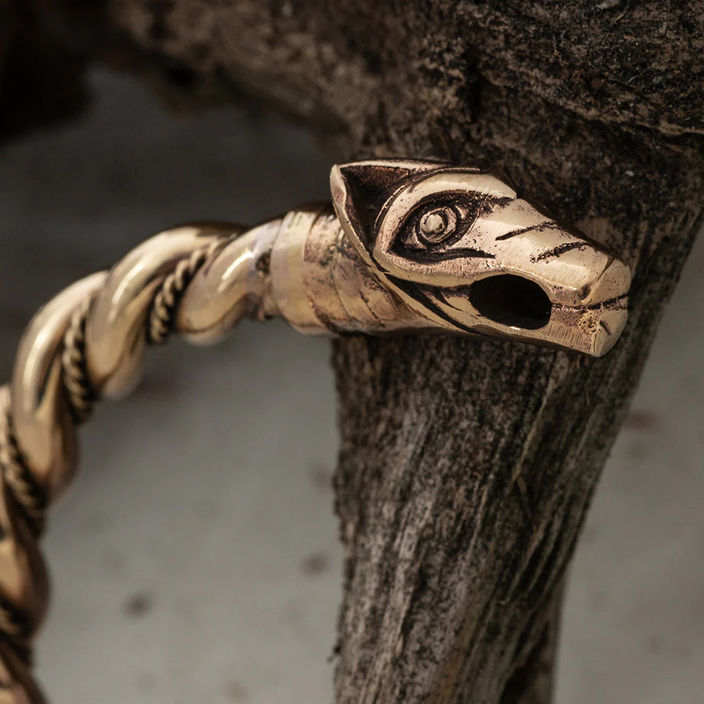 Freki & Geri Jarl's Armring, Bronze - Image 2