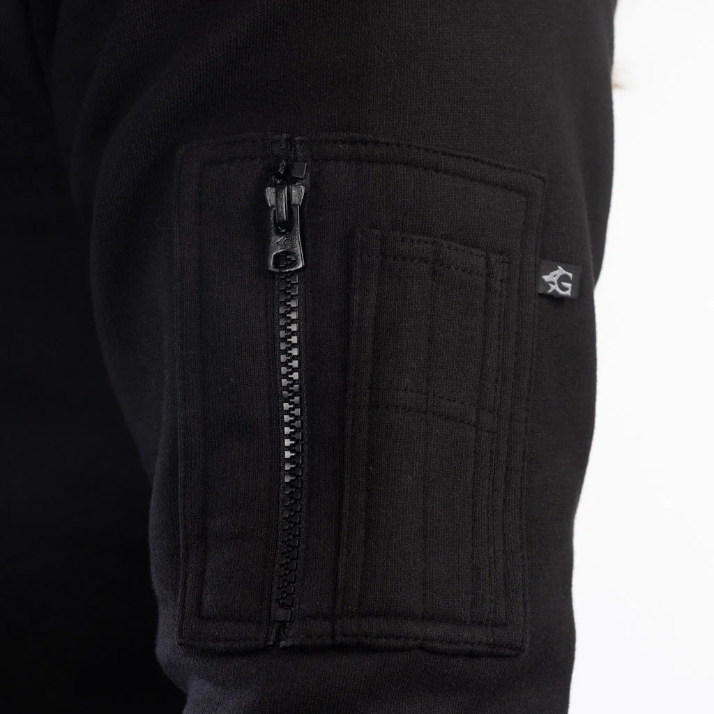 Premium Zip Hoodie, Runestone, Black - Image 4