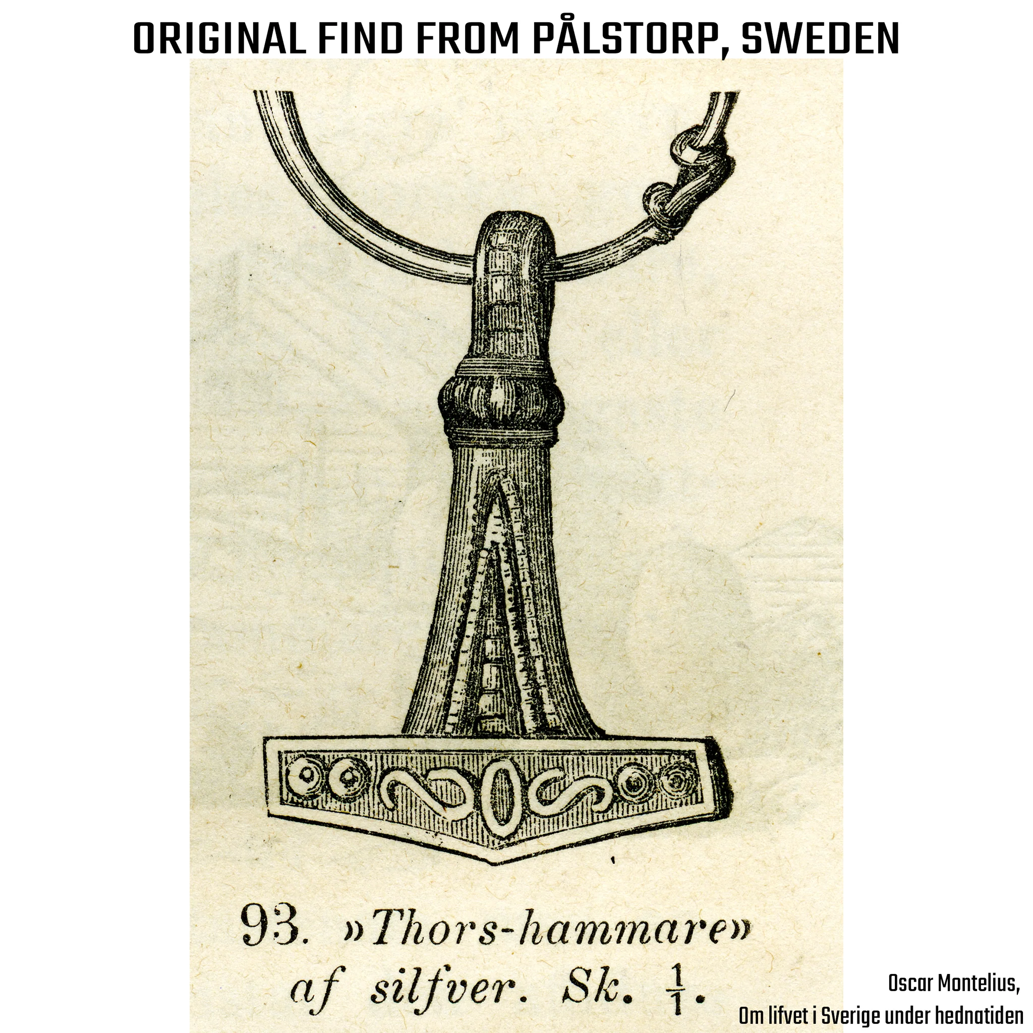 PÄlstorp Thor's Hammer, Silver - Image 2