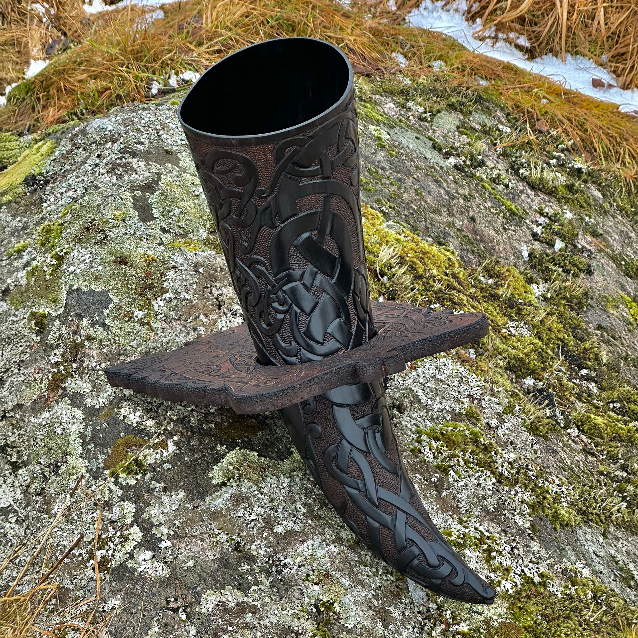 Premium Drinking Horn, Ringerike - Image 12