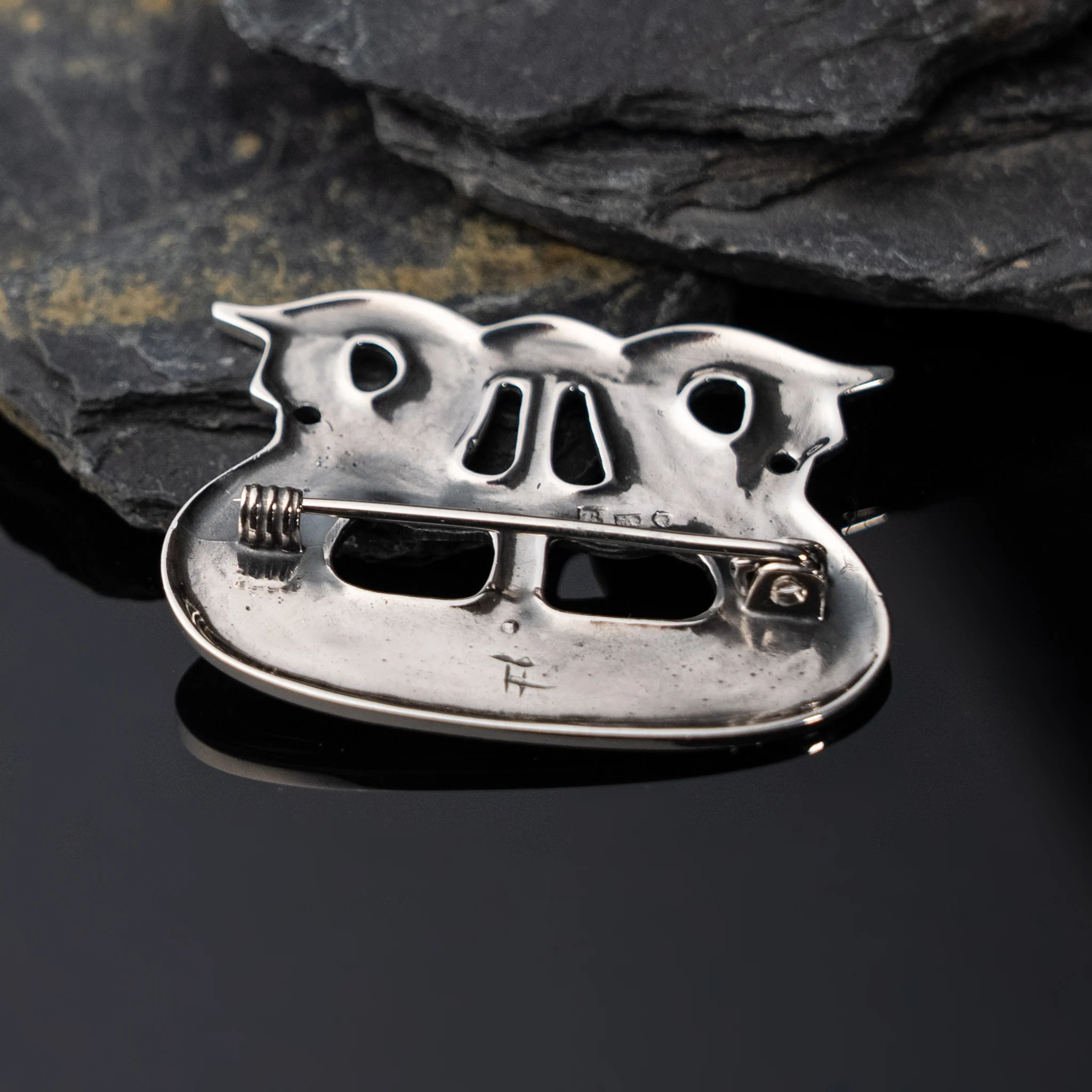 Premium Fyn Brooch, Silver - Image 3
