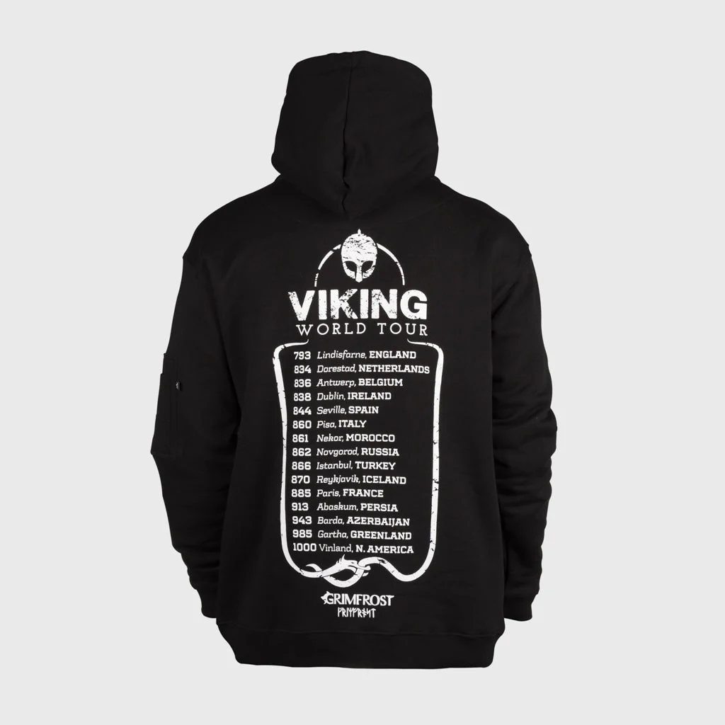 Premium Hoodie, World Tour, Black - Image 3