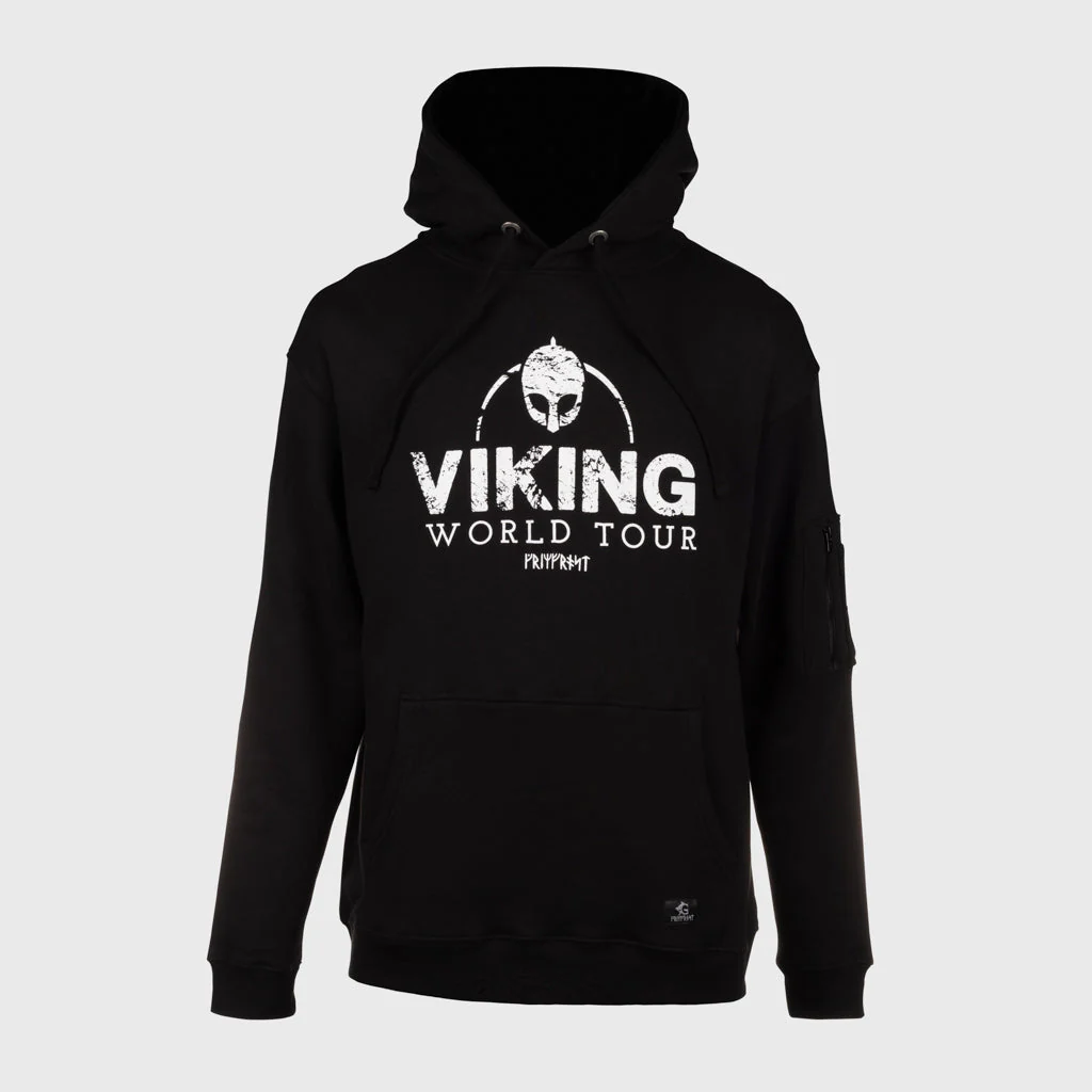 Premium Hoodie, World Tour, Black - Image 4
