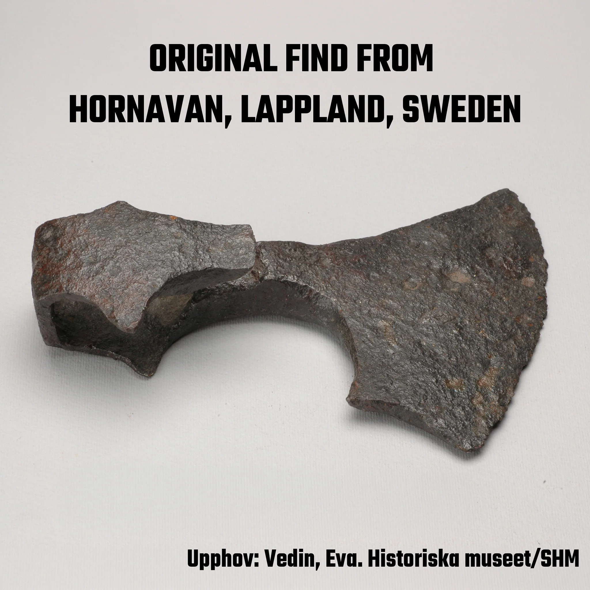 Premium Pattern-Welded Axe, Hornavan - Image 10