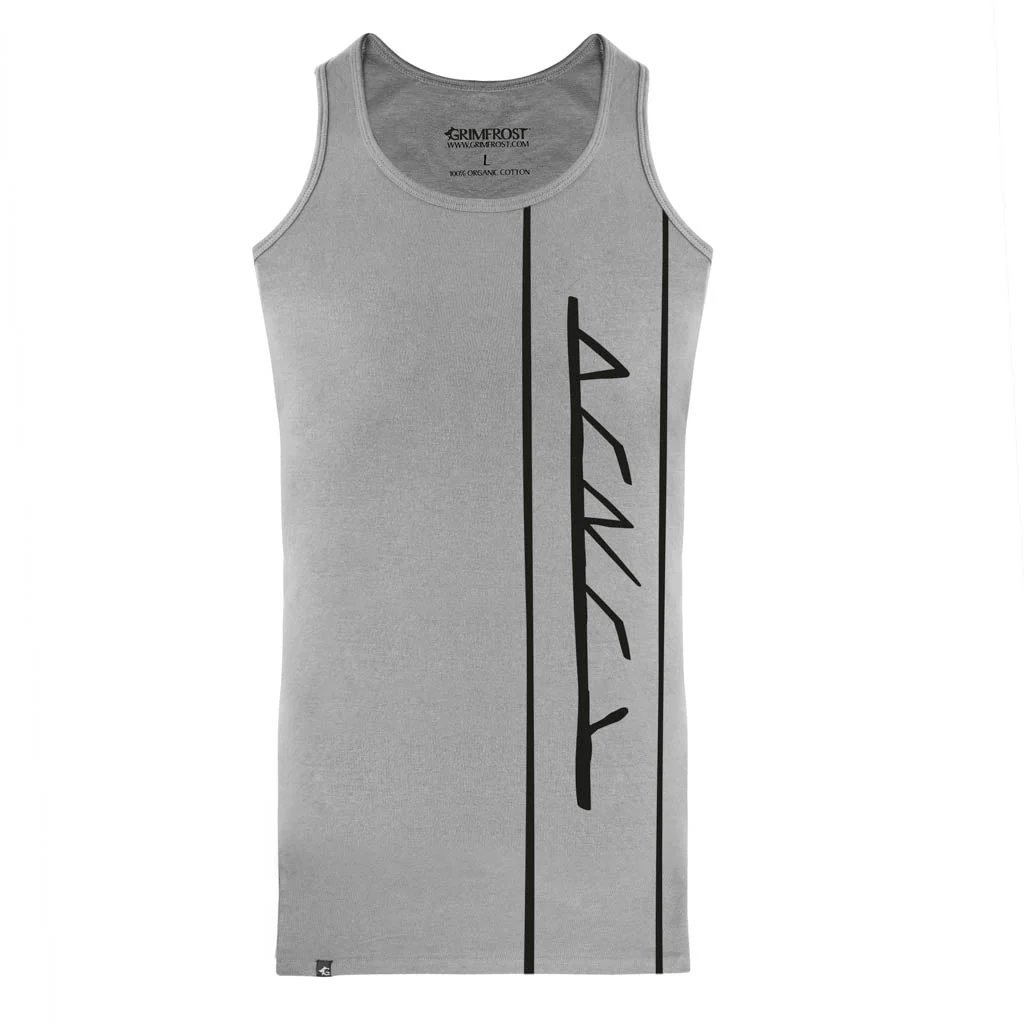 Premium Tank Top, Thor Viki, Grey - Image 3