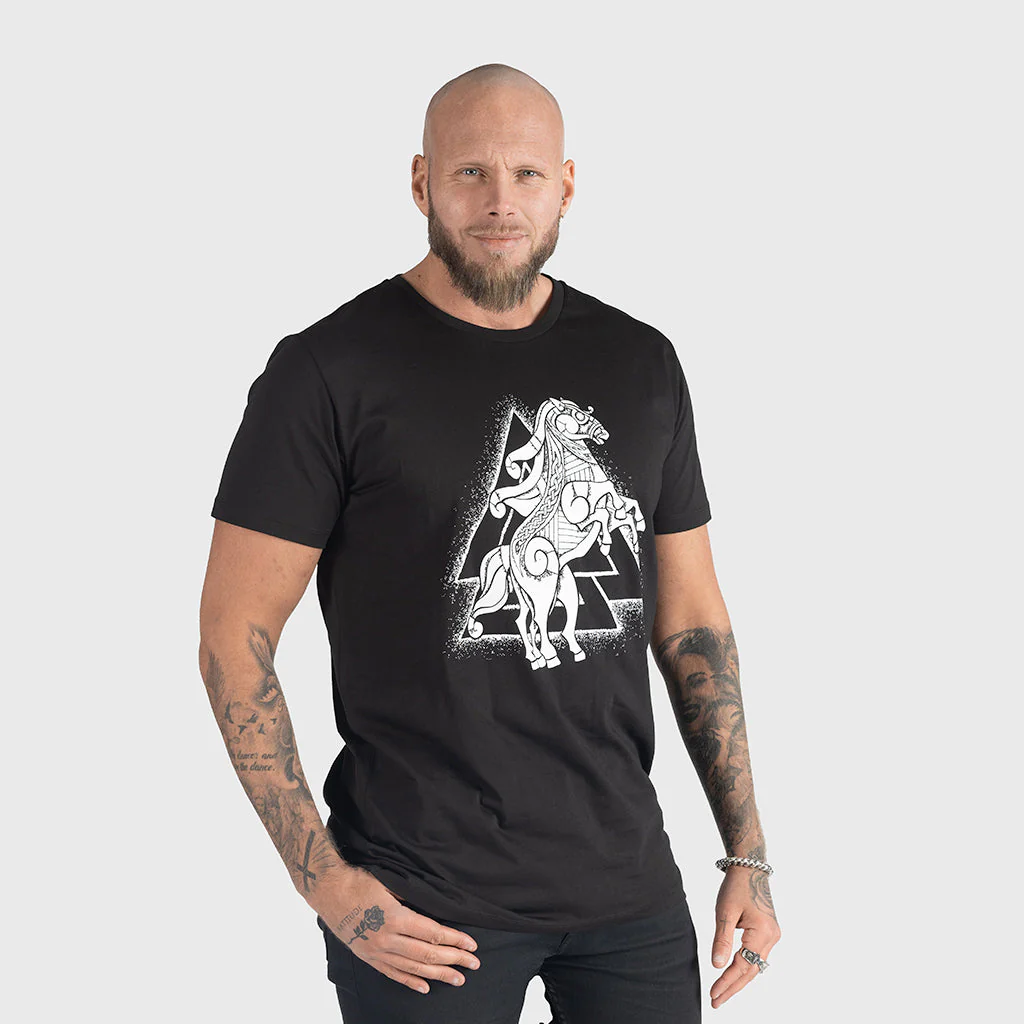 Premium T-shirt, Sleipnir, Black