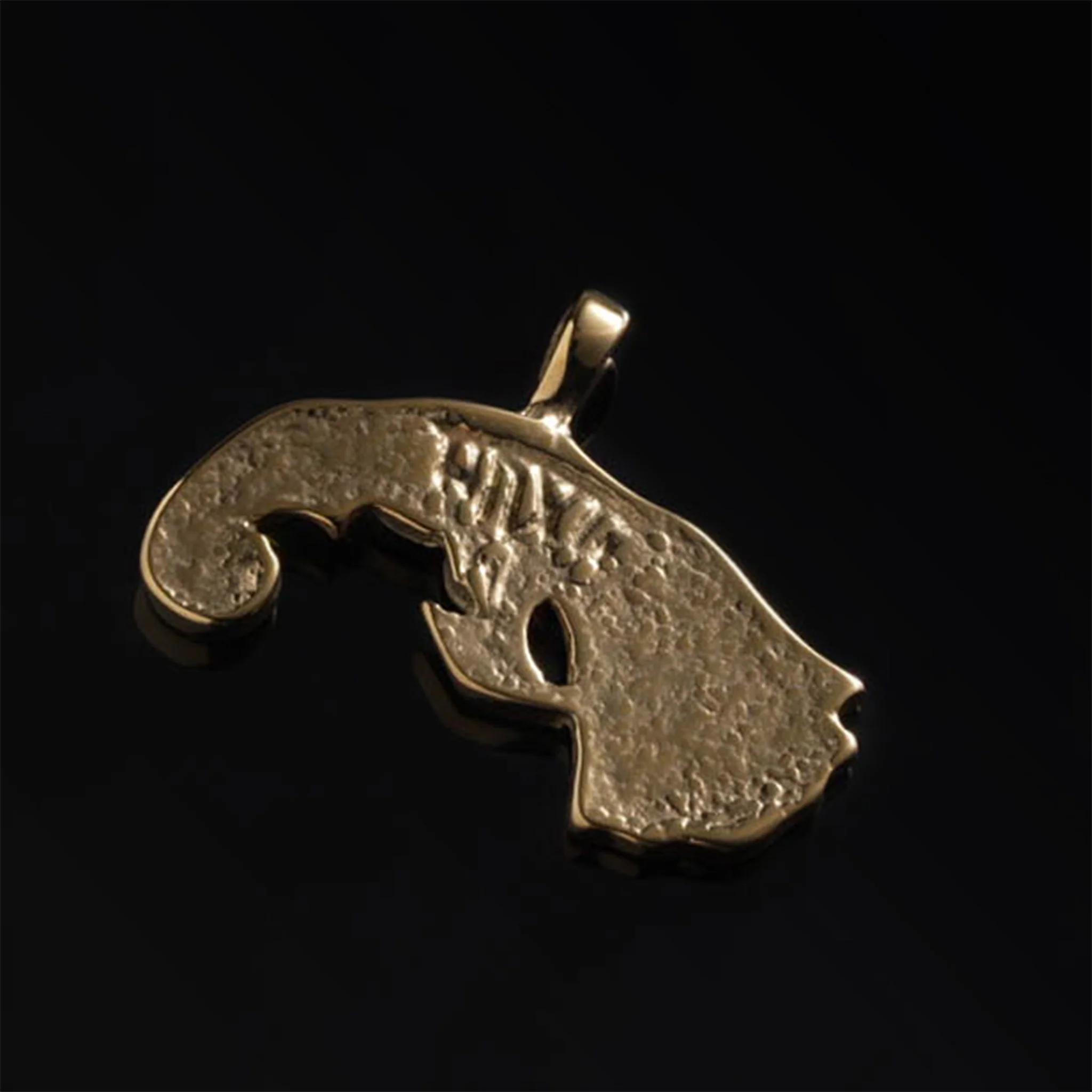 Raven of Odin Pendant, Gold Plated - Image 4