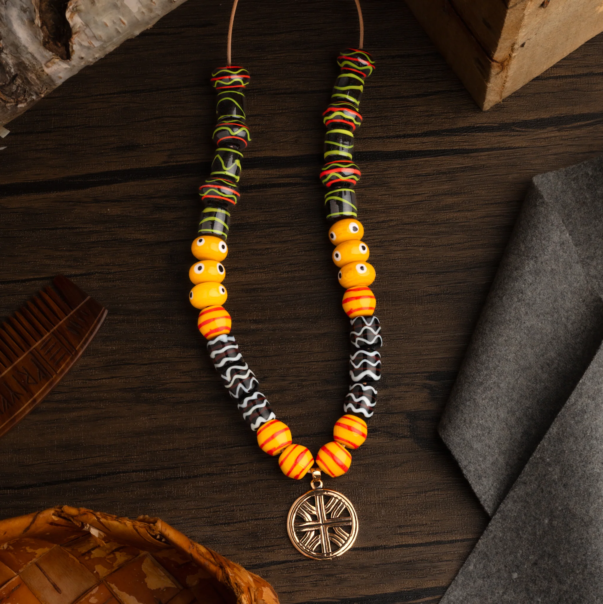 Ribe Bead Set, Yellow