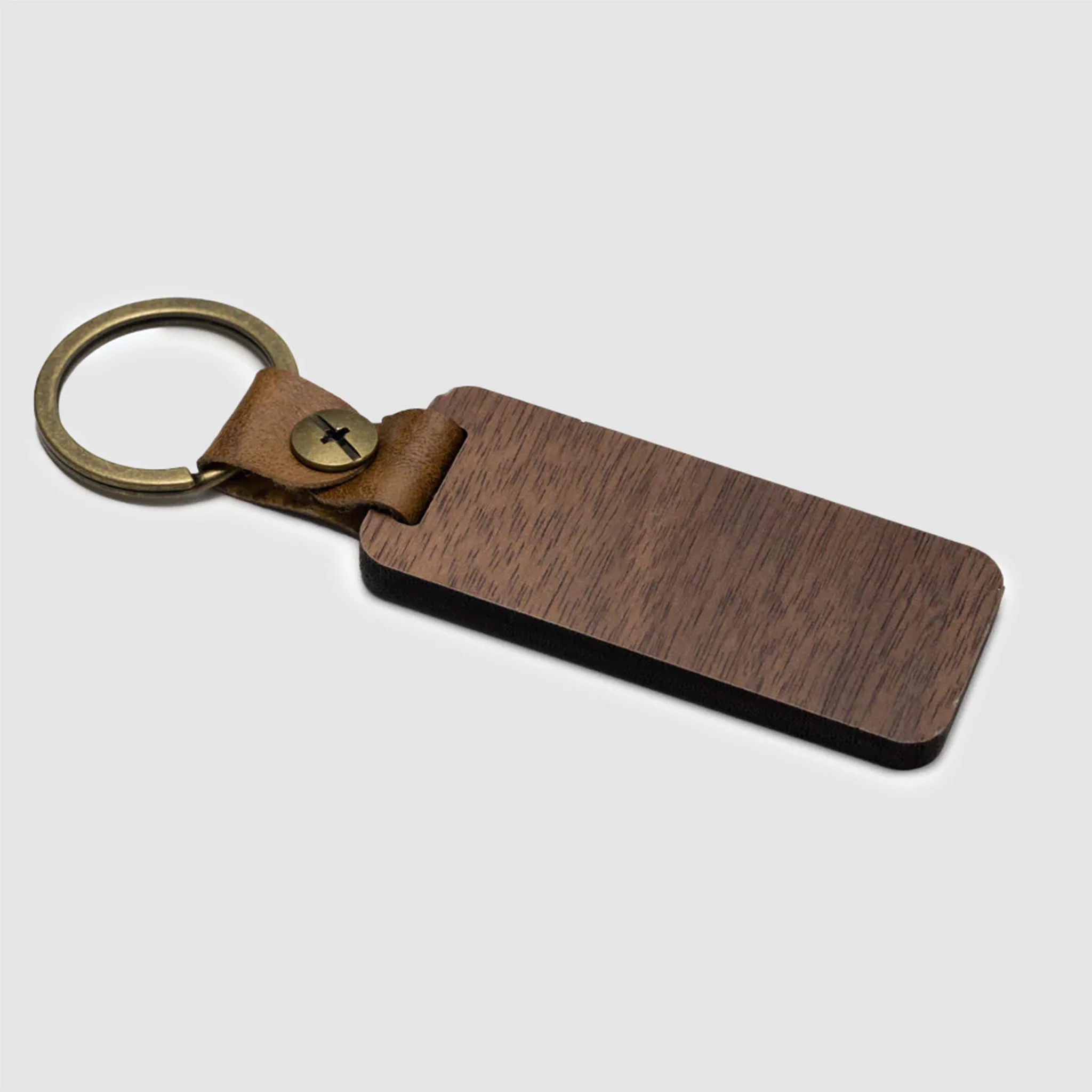 Runic Thor Keychain, Wood - Image 3