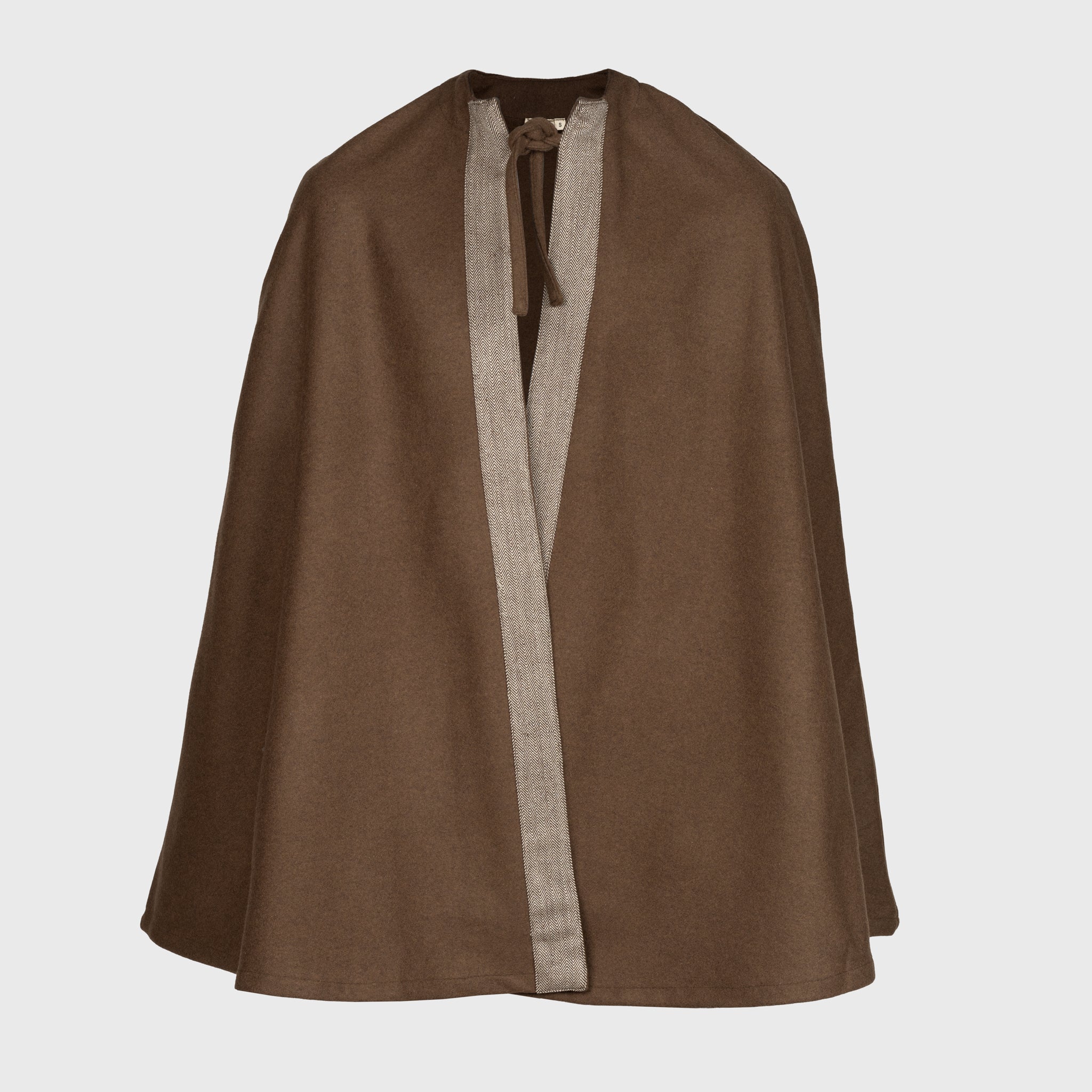 Viking Half-Circle Cloak, Brown - Image 2