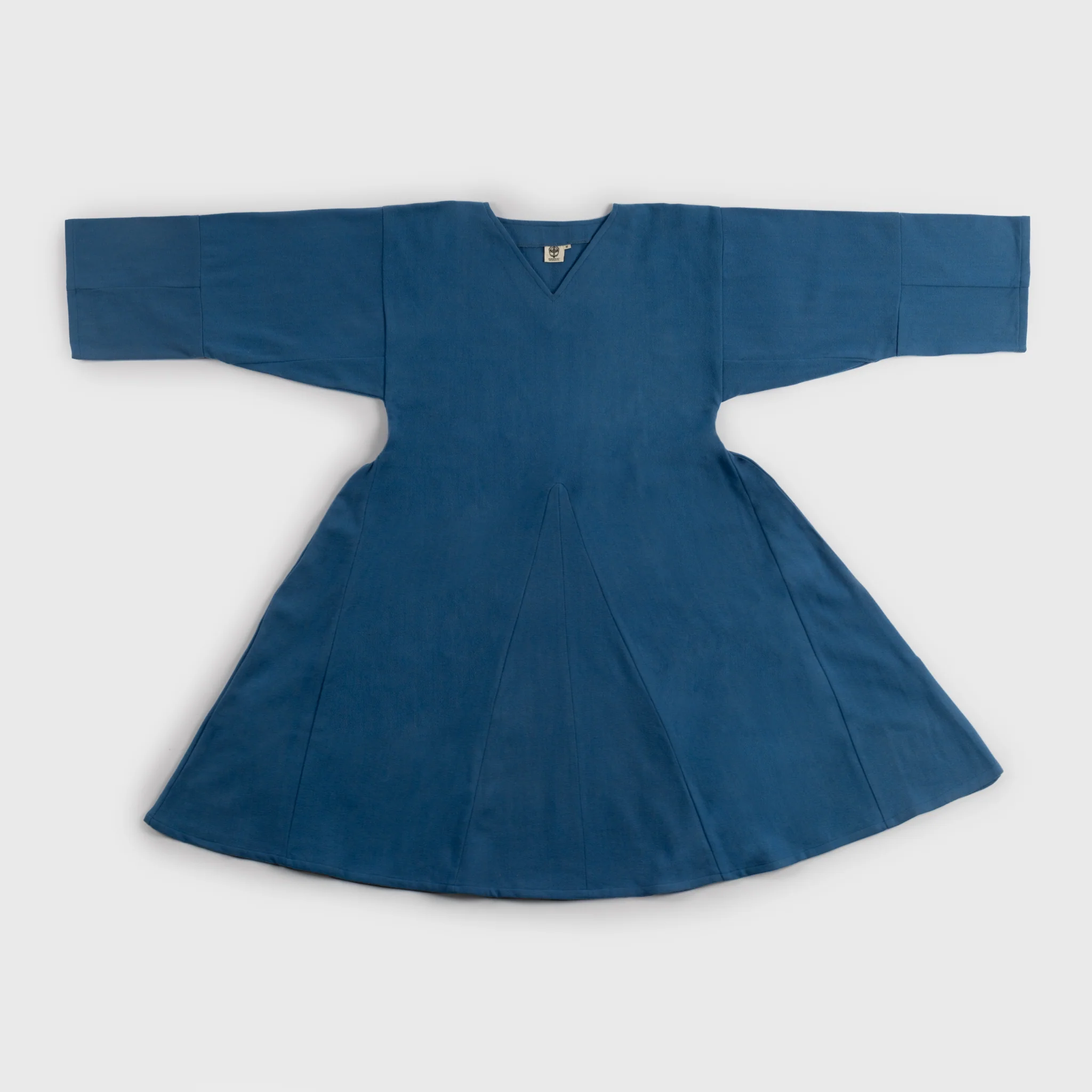 Viking Wool Tunic, Kragelund, Blue - Image 2