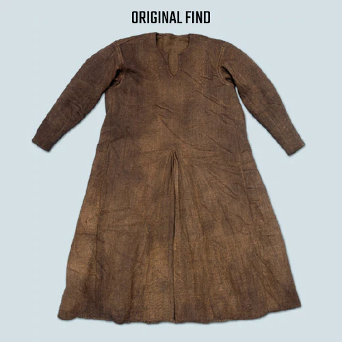 Viking Wool Tunic, Moselund, Rust - Image 8
