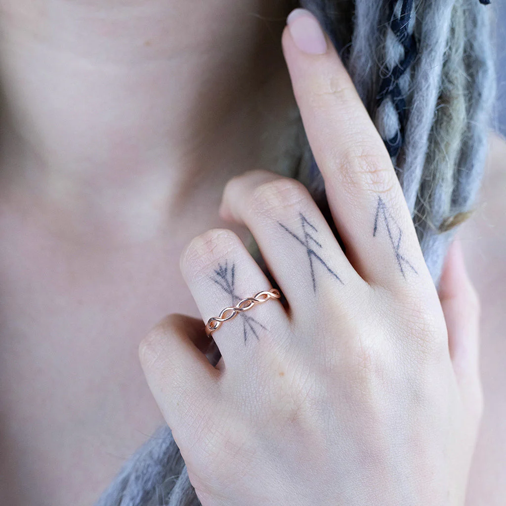 Waves Ring, Rose Gold - Image 2