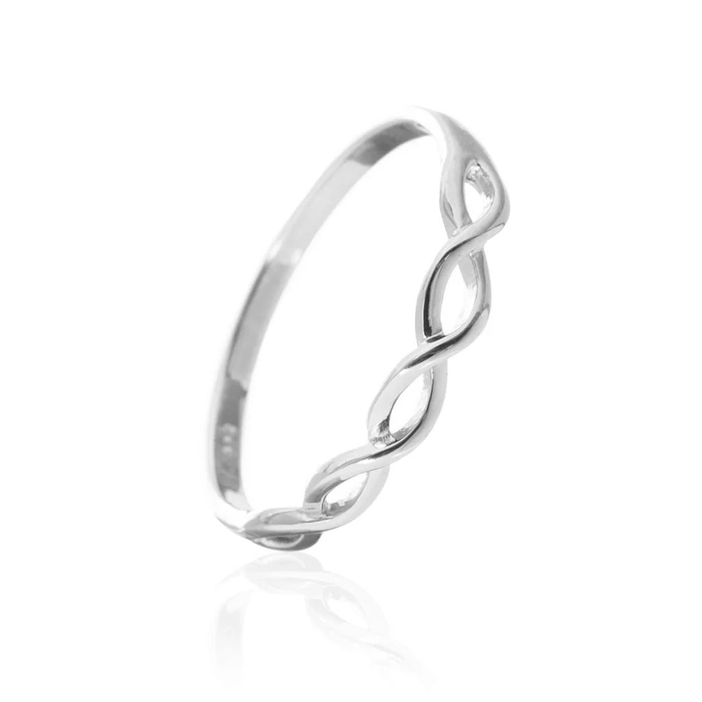 Waves Ring, Silver