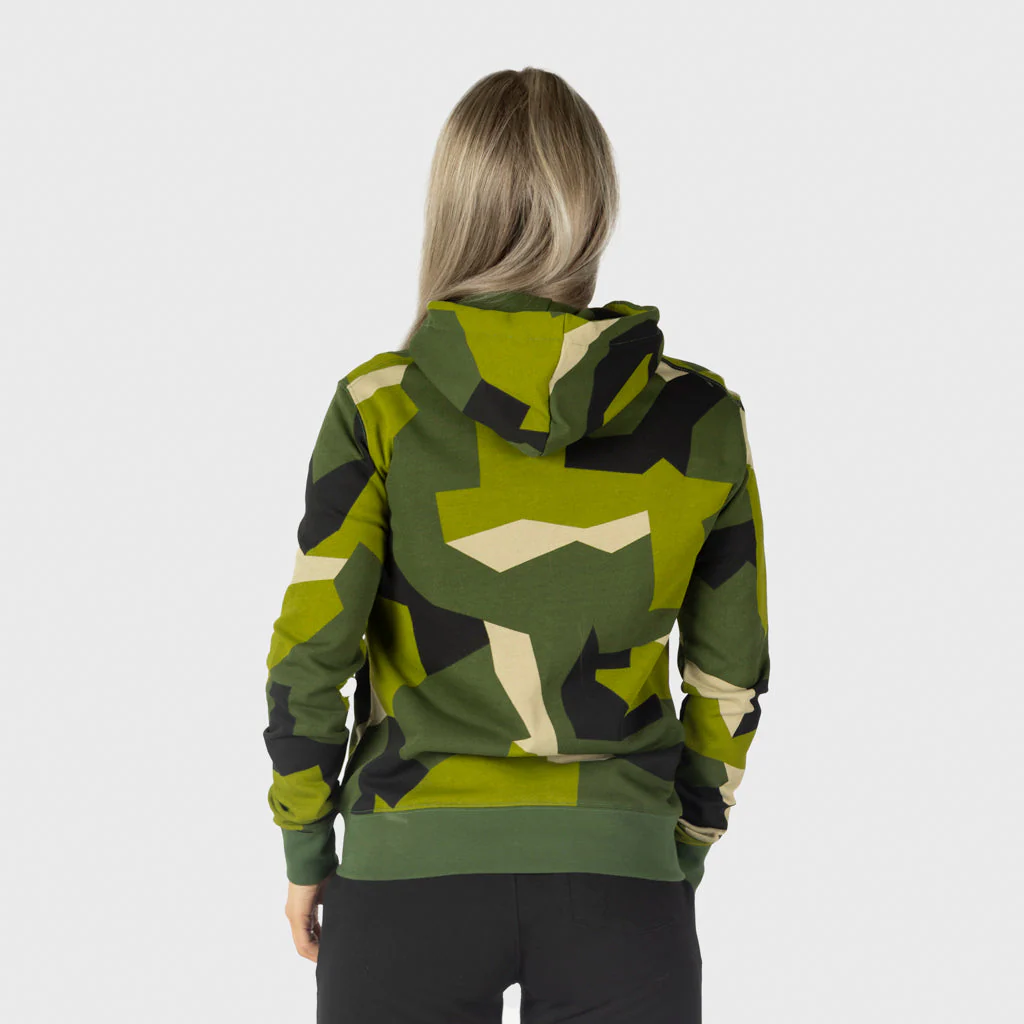 Women's Premium Hoodie, Valkyrie, M90 Green Camo - Image 2