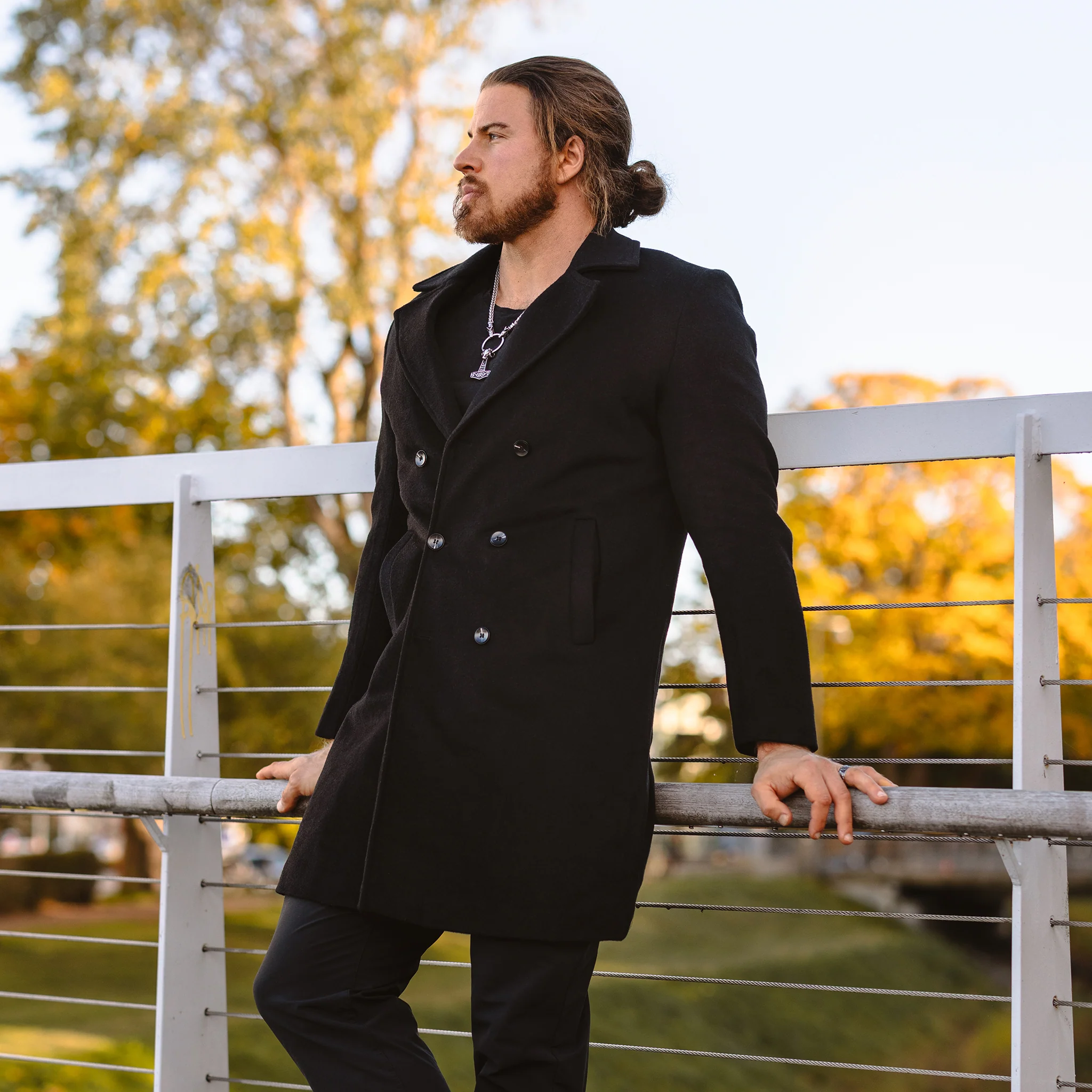 Wool Coat, Black
