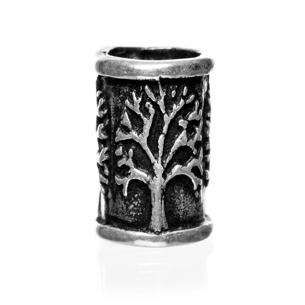 Yggdrasil Beard Ring, Silver - Image 2